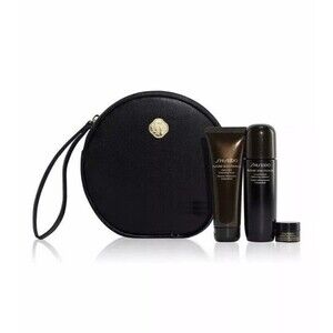 Shiseido FUTURE SOLUTION LX 4pc Skincare Round pouch Travel Gift Set | NEW